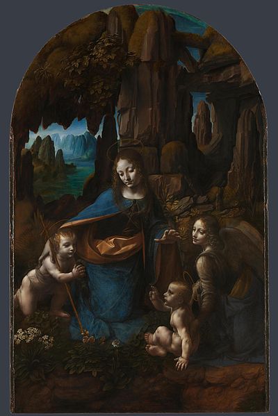 Leonardo  Da Vinci The Virgin of the Rocks